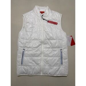 Redvanly Winslow Golf Fashion Vest Mens Medium New Bright White $275